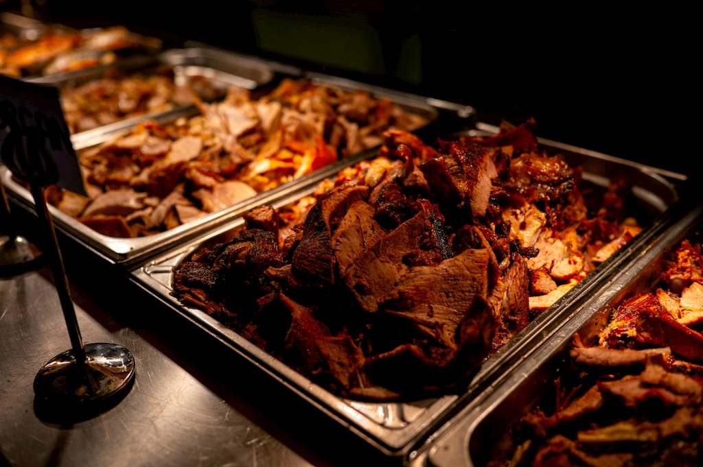 Bufet cu carne de la proțap